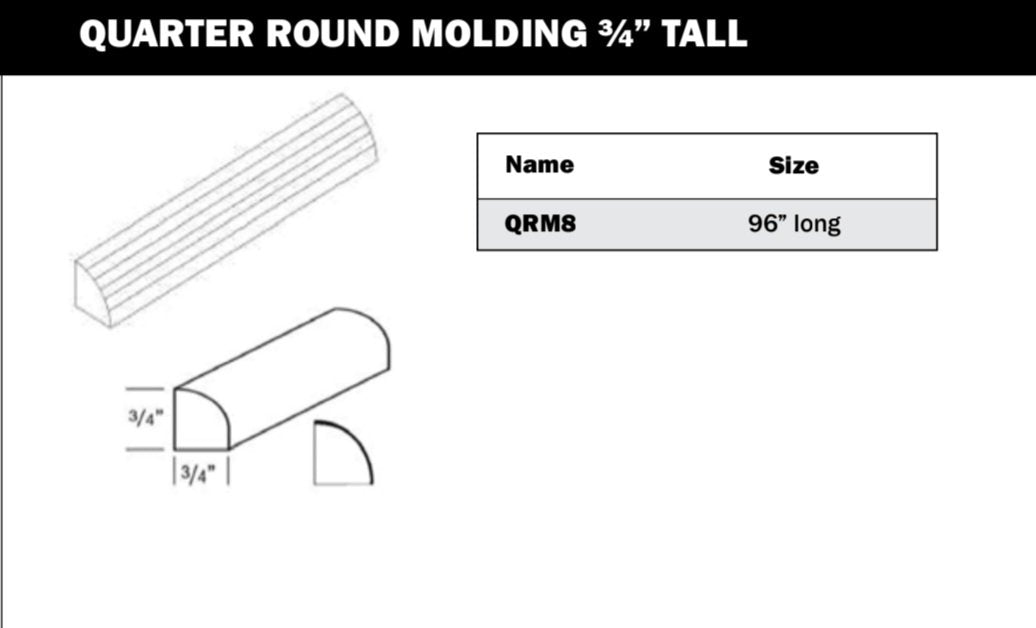 Trim - Quarter Round