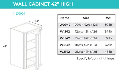 Wall Cabinet - 1 Door
