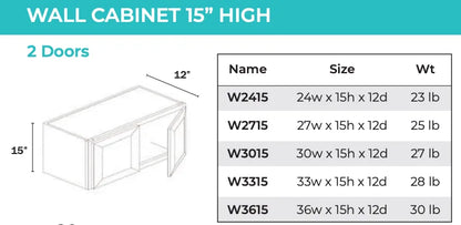 Wall Cabinet - 2 Door