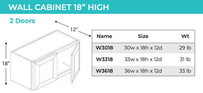 Wall Cabinet - 2 Door