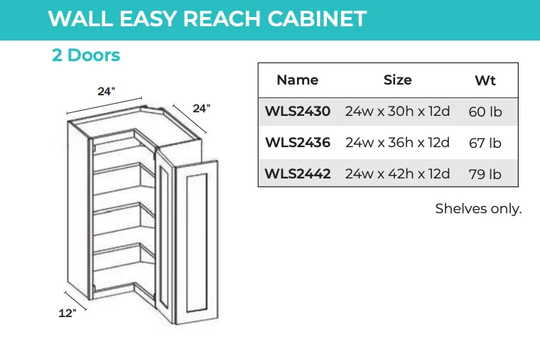 Wall Cabinet - 2 Door