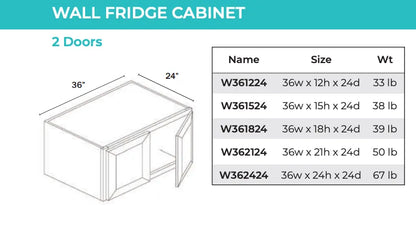 Wall Cabinet - 2 Door
