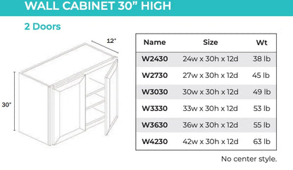 Wall Cabinet - 2 Door