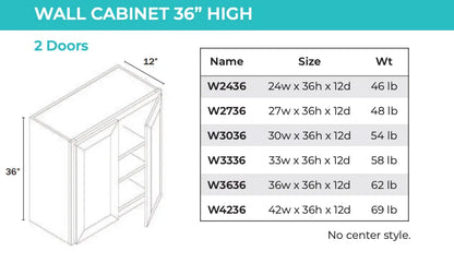 Wall Cabinet - 2 Door