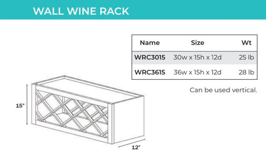 Wall Cabinet - Wall Wine Bottle Rack